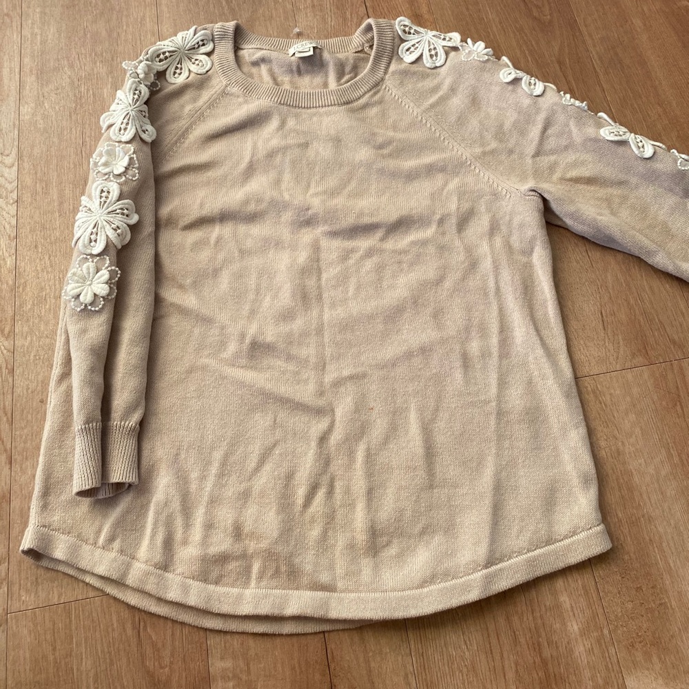 J. Crew embroidered sweater